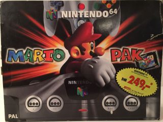 The picture of the Nintendo 64 Mario Pak (Germany) bundle