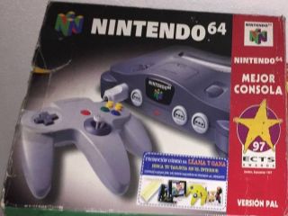 The picture of the Nintendo 64 Mejor Consola 97 (Spain) bundle