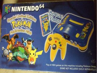 The picture of the Nintendo 64 Special Limited Edition Pokémaniac (Australia) bundle