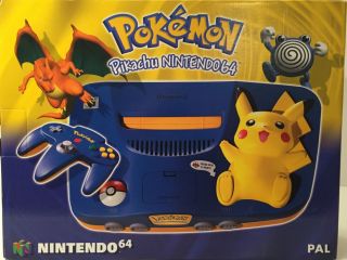 The picture of the Pokemon Pikachu Nintendo 64  (Europe) bundle