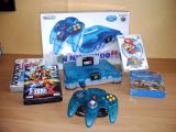 Nintendo 64 Clear Blue