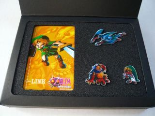 The picture of the Phone card and pins Legend of Zelda: Majora's Mask (Europe) goodie