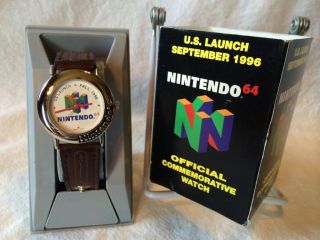 The picture of the Nintendo 64 US Launch official commemorative watch (United States) goodie