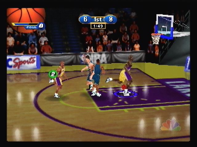 Screenshot of NBA Showtime: NBA on NBC (Nintendo 64, 1999) - MobyGames