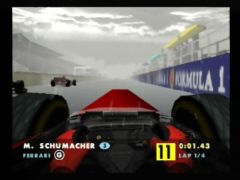 5 places de perdues en quelques secondes, voilà un départ bien pourri dans F1 World Grand Prix II ! (F-1 World Grand Prix II)