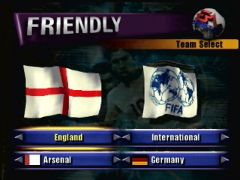 Choix de l'équipe (FIFA 64)