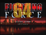 Ecran de départ du jeu Fighting Force 64 sur Nintendo 64