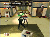 ET BAM ! Beau coup spécial de Smasher dans le jeu Fighting Force 64 sur Nintendo 64. Mais le mieux reste ses projections (coup de genou !)