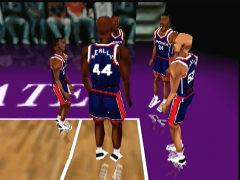 Préparation avant match (Fox Sports College Hoops '99)