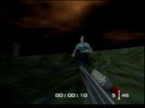 Viens par ici cruchasse de Natalya avant que l'hélicoptère n'explose dans le niveau Statue de Goldeneye 007 sur Nintendo 64 !
