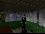 Début du niveau Archives de Goldeneye 007 sur Nintendo 64