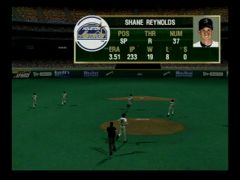 Présentation du premier batteur (All-Star Baseball 2000)