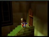 Début de la quête d'Ayron armé de son bâton dans Holy Magic Century sur Nintendo 64. 
