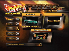 Sélection du véhicule (Hot Wheels Turbo Racing)