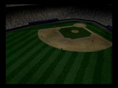 Vue aérienne du diamant (All-Star Baseball 2001)