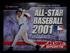 Ecran titre (All-Star Baseball 2001)