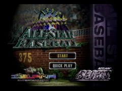 Ecran titre (All-Star Baseball 99)