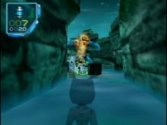 Tir à l'oeuf surprise sur la dune Azur, niveau du jeu Jet Force Gemini sur Nintendo 64 (Jet Force Gemini)