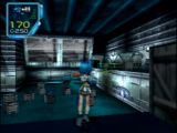 Vela dans la base militaire d'Ichor, niveau du jeu Jet Force Gemini sur Nintendo 64