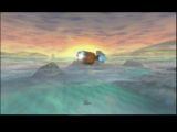 Arrivée dans les ruines aquatiques, l'un des niveaux les plus paisible du jeu Jet Force Gemini sur Nintendo 64