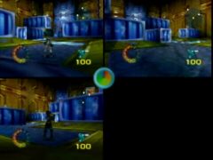 Combat multijoueurs sur le SS ANUBIS dans le jeu Jet Force Gemini sur Nintendo 64 (Jet Force Gemini)