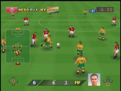 La caméra fait penser à Kick-Off (J-League Dynamite Soccer 64)