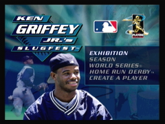 Le menu (Ken Griffey Jr.'s Slugfest)