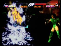 Une fatality d'Orchid sur une autre Orchid (Killer Instinct Gold)