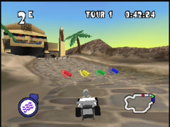Cette piste se trouve en Egypte (Lego Racers)