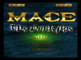Ecran titre du jeu Mace the dark age sur Nintendo 64