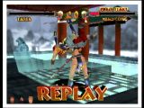 Une phase de replay accompagne toujours un KO, dur de comprendre ce qui se passe dans cette scène du jeu Mace The Dark Age sur Nintendo 64