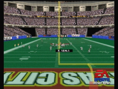 L'équipe adverse a tiré au but (Madden Football 64)