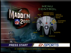 - (Madden NFL 2000)