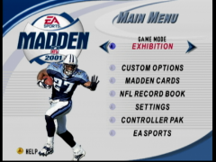 - (Madden NFL 2001)