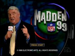 Ecran titre (Madden NFL 99)