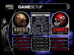 Management de l'équipe. (Madden NFL 99)