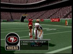 4 yards de gagnés. (Madden NFL 99)