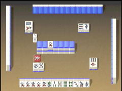 Le plateau de jeu. (Mahjong 64)