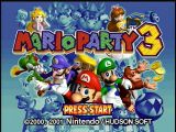 Ecran Titre du jeu Mario Party 3