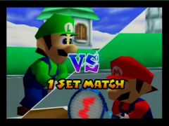 Luigi Vs Mario, le duel classique entre les deux frères ! (Mario Tennis)