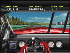 La voiture a subi des dommages (NASCAR 2000)