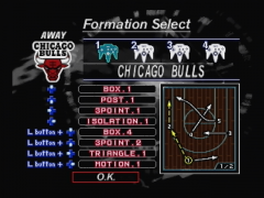 Choix tactiques (NBA In The Zone 2000)
