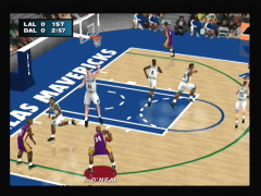 Shaquille O'Neil jouait encore à cette époque (NBA Live 2000)