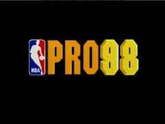 Ecran titre. (NBA Pro 98)
