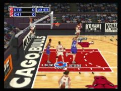 Bataille dans la raquette. (NBA Pro 99)