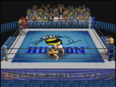 Prise au sol. (Shin Nippon Pro Wrestling: Toukon Road - Brave Spirits)