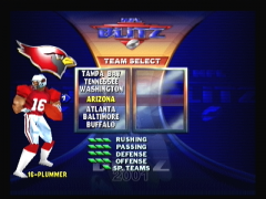 Choix de l'équipe (NFL Blitz 2001)