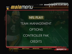 Menu (NFL QB Club 2001)