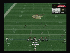 Vue en hauteur (NFL Quarterback Club 2000)