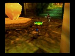 If Banjo escapes this mummy, he can make a super jump and enter the jar to reach the Gobi Desert level  (Banjo-Kazooie)